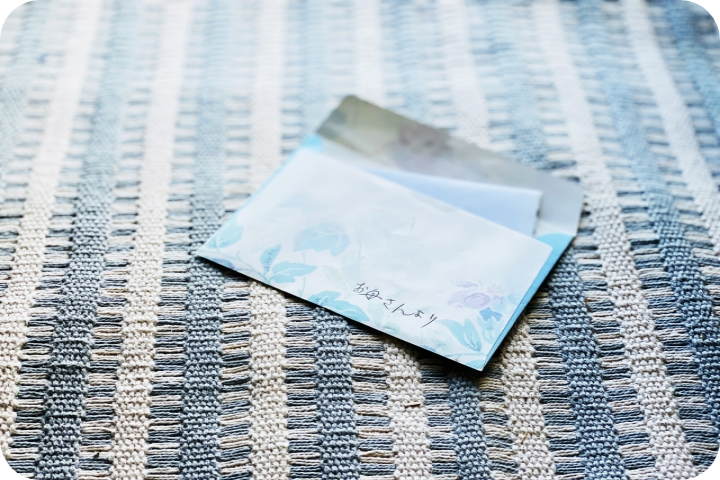 お母さんへ宛てた手紙の画像